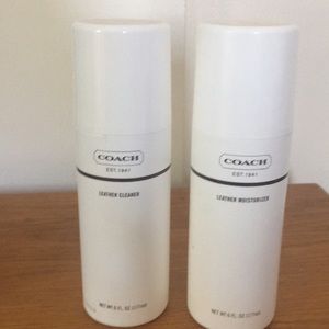Authentic Coach leather cleaner & moisturizer set
